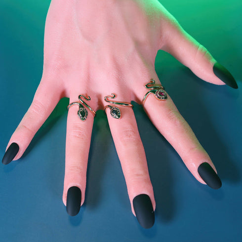 Cobra Head Wrap Ring